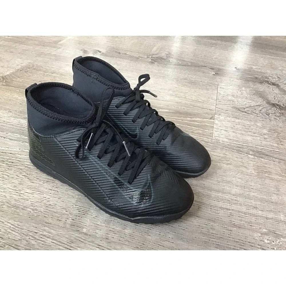 Nike Kids Mercurial Superfly 10 Club MG FQ8318-002 Black Soccer Cleats Size 5.5Y
